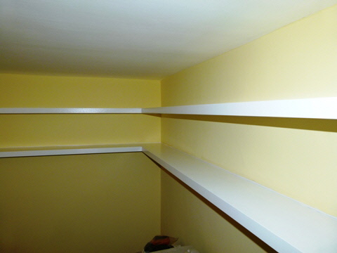custom house shelves