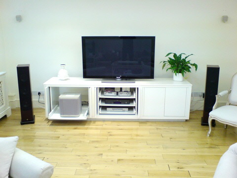 Pull Out Shelves Media Centre