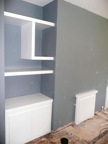 alcove shelves