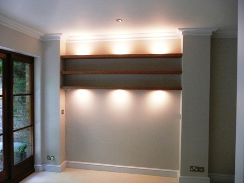 home office cabinets and 

shelving installations