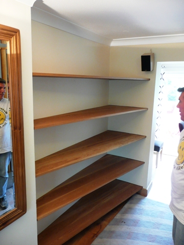 home office cabinets and 

shelving installations