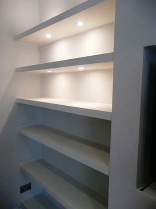 home office cabinets and 

shelving installations