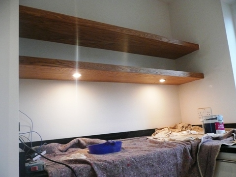 home office cabinets and 

shelving installations