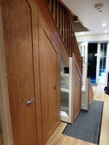 Home Understairs Storage Installations