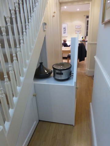 custom house understairs storage