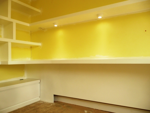 home office cabinets and 

shelving installations